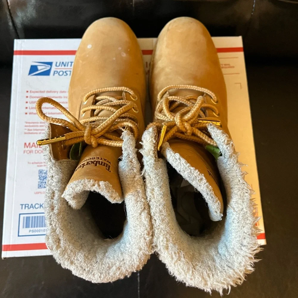 Timberland Richmond Ridge 6” Waterproof Boots Wheat Nubuck‎ Men’s Sz 10.5